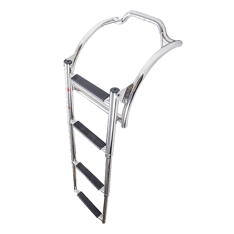 Bade-/sikkerhedsstige til gummib�d teleskopisk - Badestige rf til gummib�d 4+1 trin