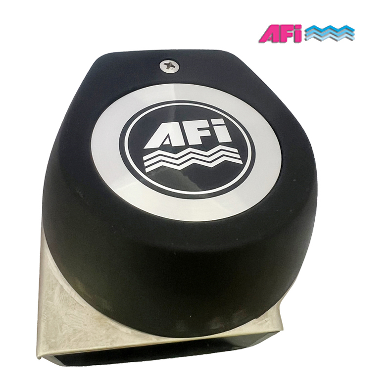 AFI T�gehorn kompakt med sort hus - Afi Horn 12V sort hus 108 db