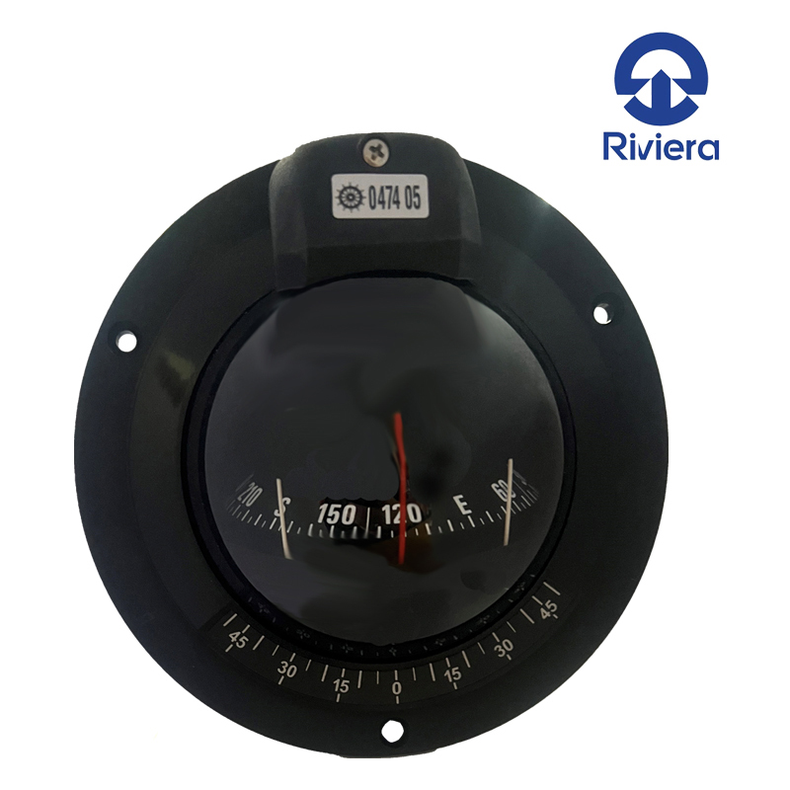 Riviera Kompas "Polare" Sort 12 V