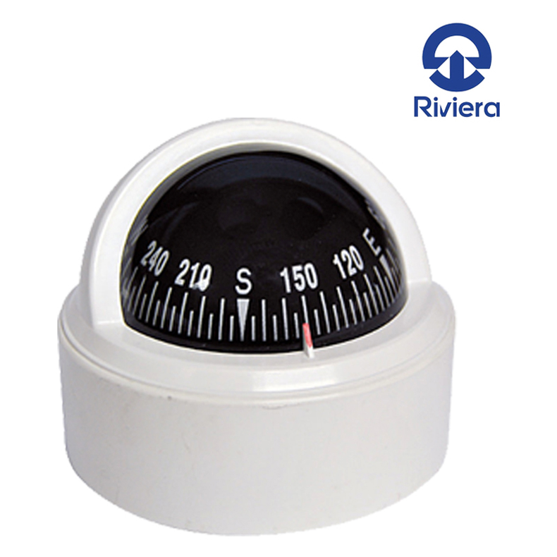 Riviera Kompas "Stella" Hvid 88 mm