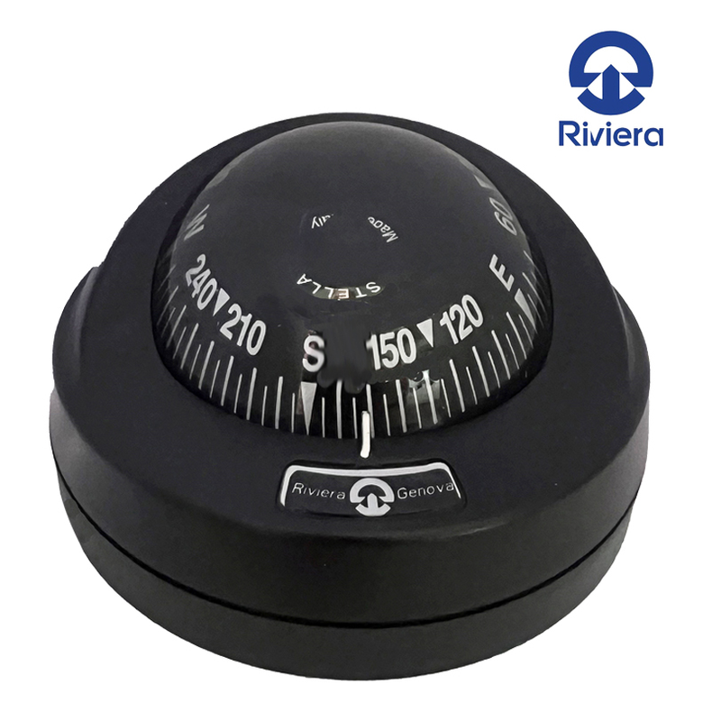 Riviera Kompas "Aries" Sort/sort 100 mm