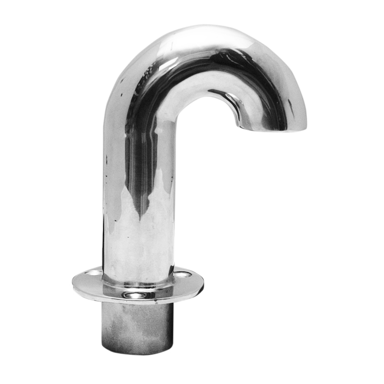 Svanehals rustfri - Svanehals/gennemf�ring rustfri til el-kabler Udv. �: 50 mm