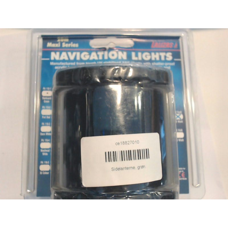 Lanterne Lalizas for b�de op til 20 m - Lanterne Side Gr�n * pa 110-1