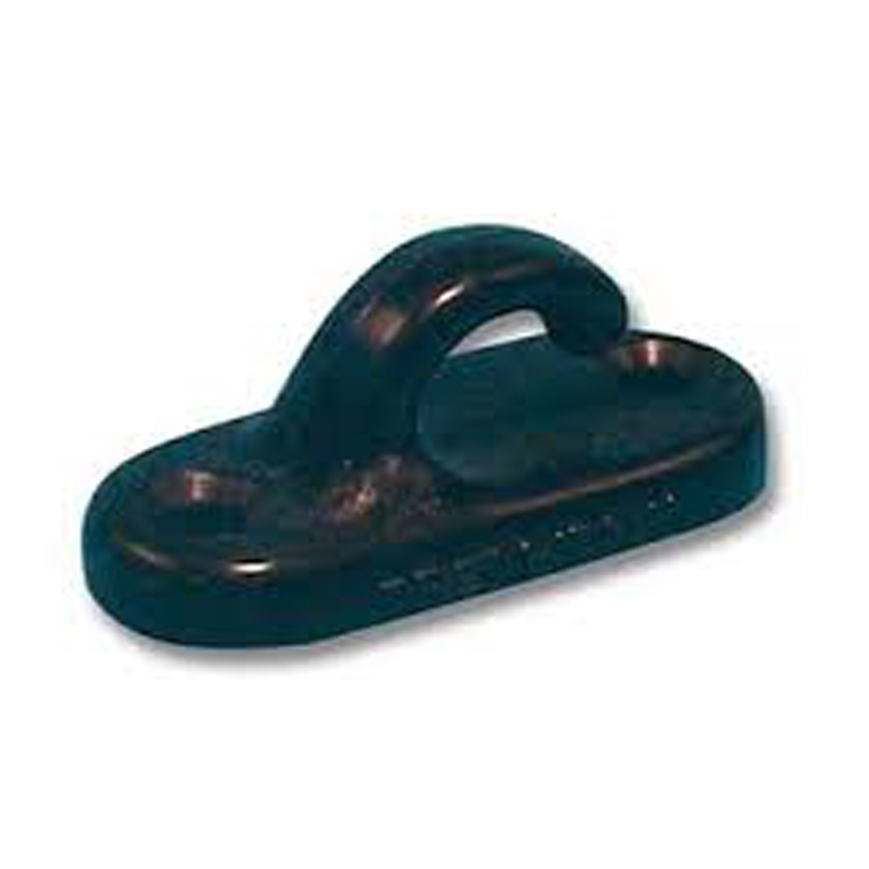Krog nylon med skruer Sort 20 mm