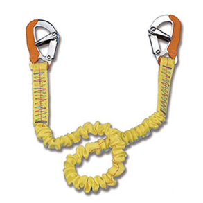 Livline elastisk med to selvlukkende hager - Livline CE-godkendt m/2 kroge (Self-Locking Snap Hooks) B1402077
