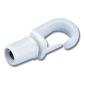 Patenthage nylon Hvid