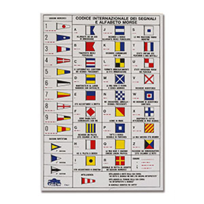 Infotavle selvkl�bende 19 cm Signalflag