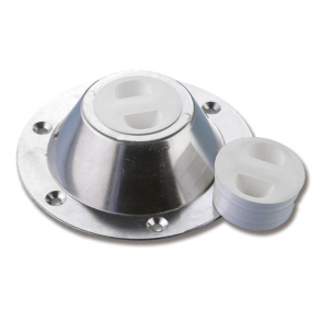 Prop for r�rflange plast Hvid 60 mm Prop for base
