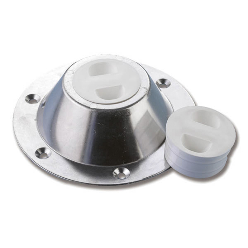 Prop for r�rflange plast Hvid 60 mm Prop for base