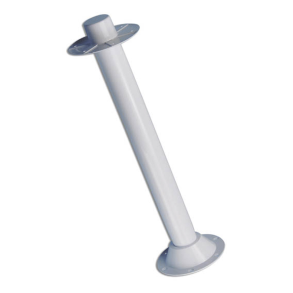 Bords�jle komplet med top & bundbase Hvid 60 mm 70 cm