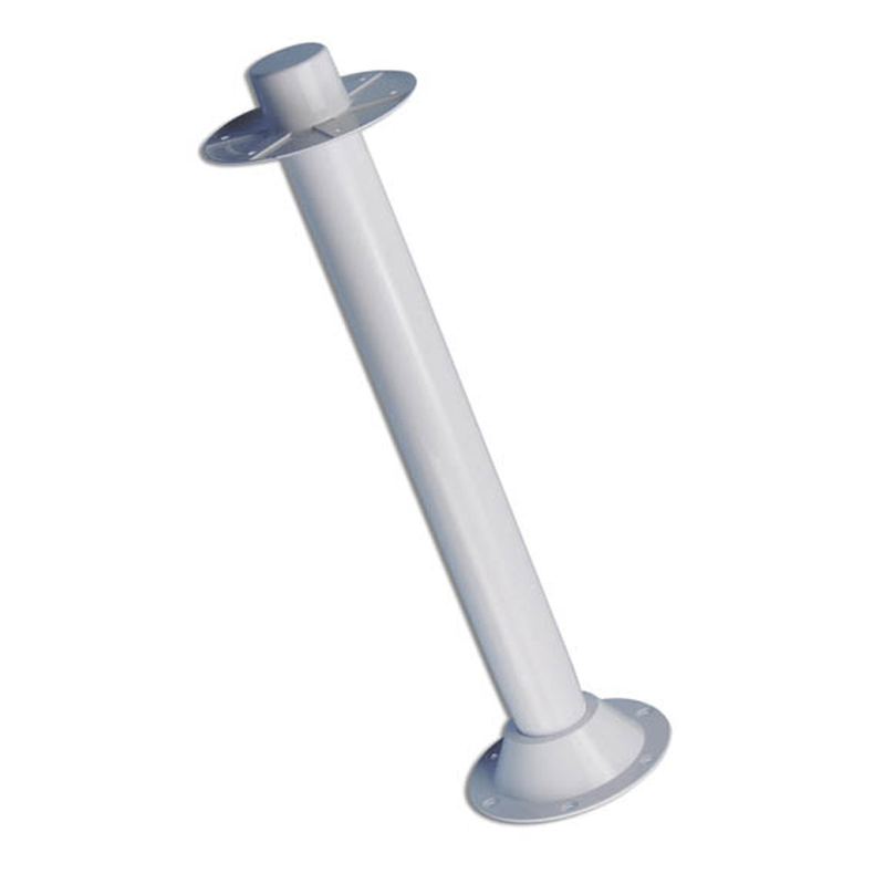 Bords�jle komplet med top & bundbase Hvid 60 mm 70 cm