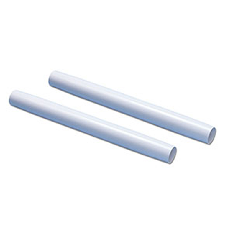 R�r til bord aluminium Hvid 60 mm 70 cm