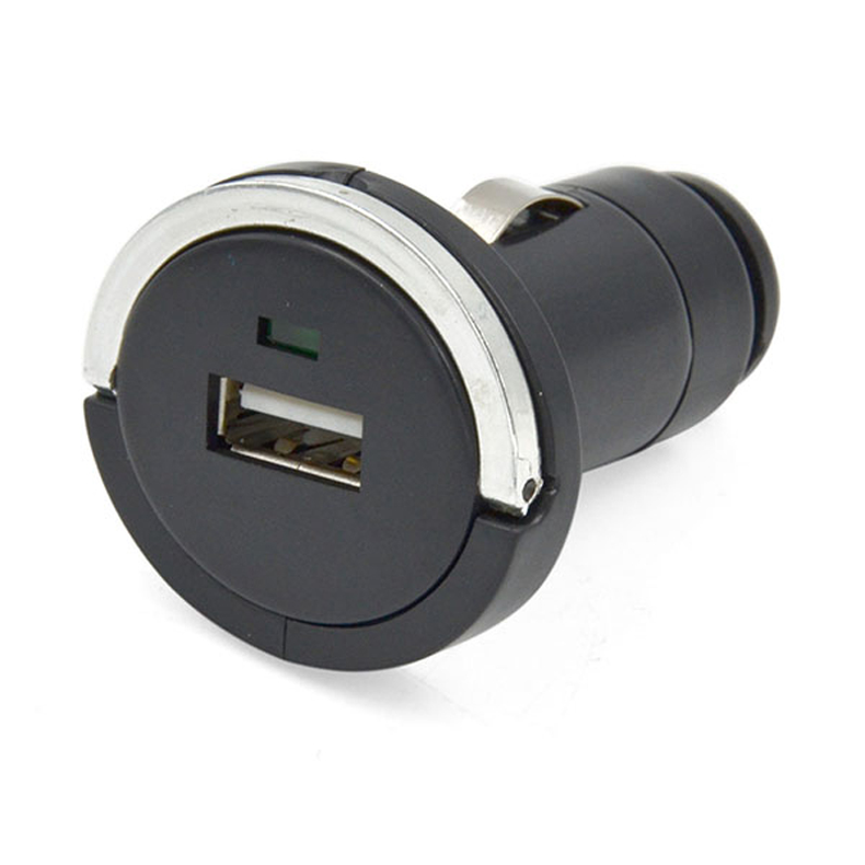 Cigart�nderstik han med USB-A udtag - USB-A stik enkelt for cigart�nder 12-24V L0601342