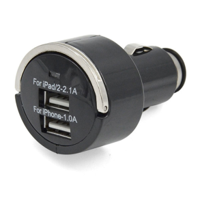 USB Stik dobbelt for cigart�nder 63 x 39 x 36 mm 12 - 24 V