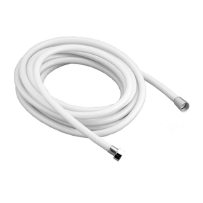 Bruserslange net-armeret PVC Hvid