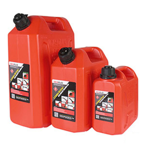 Benzindunk med automatisk lukning - Benzindunk 20 l 330 x 190 x 476 mm N0120182 *