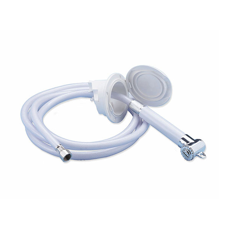 Bruserhoved "Luxor" med bruseboks & slange - Bruserhoved med slange 2,5 m hvid "Luxor" N0133250