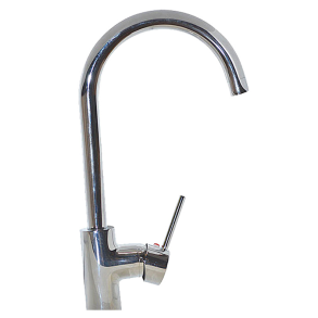 Vandhane forkromet mixer med drejegreb