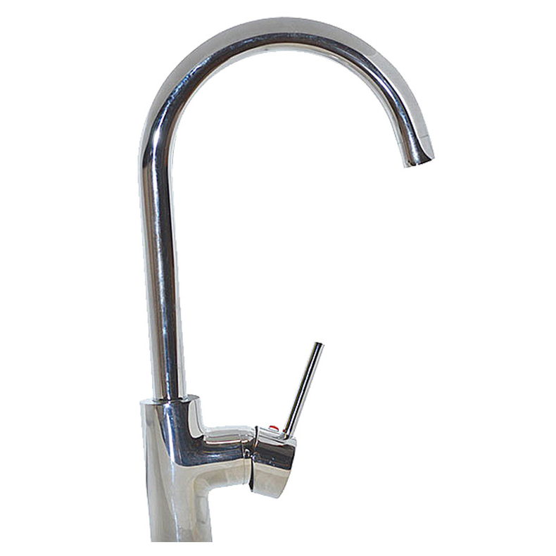 Vandhane forkromet mixer med drejegreb
