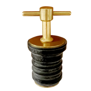 Ekspansionsprop messing med gummi 23 mm