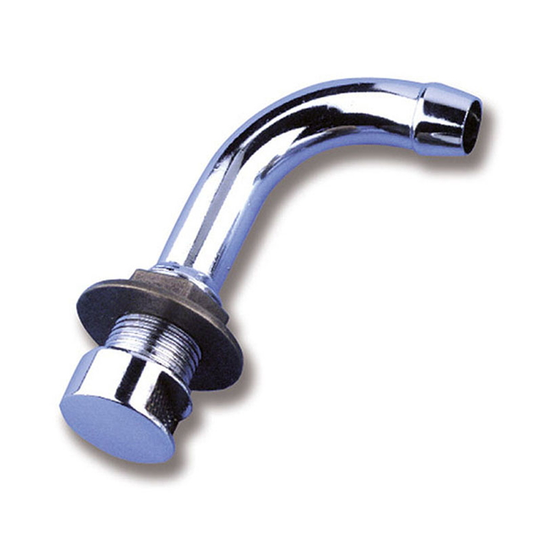 Tankudluftning forkromet messing vinkel - Tankudluftning forkr. �:16 mm 90� vinkel N2918080