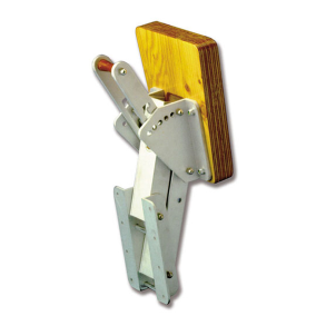 Motorh�vebeslag alu/mahogni 5-pos. 32 kg