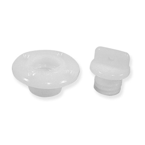 Bundprop nylon - Bundprop nylon hvid Hul �:16 mm Udv. �:19 mm P0219050