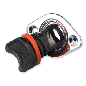 Bundprop forkromet messing med nylonprop - Bundprop nylon forkr. mess. �:18 mm Udv. �:23 mm P0223018