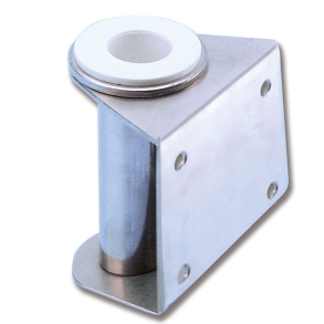 B�sning rustfri lodret til landgang 100 x 100 mm