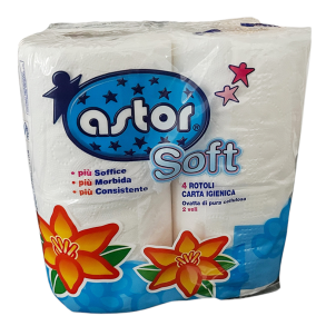 Toiletpapir soft let opl�seligt (Trem) - Toiletpapir 2-lags let opl�seligt 4 rl./pak. Z1800100 - pak � 12 pakker