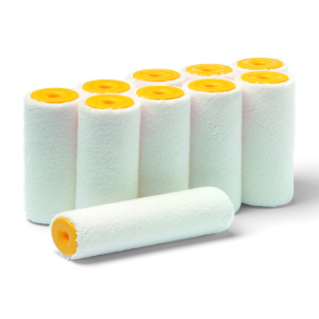 Malerrulle Kannecaron filt Hvid 10 cm