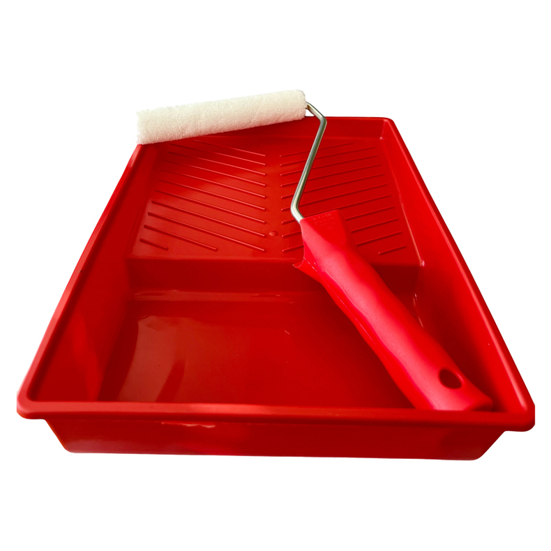 Malebakkes�t med 1 glat 15 cm rulle - Malebakkes�t m/1 ruller 15 cm