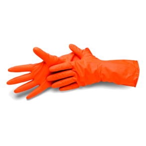 Husholdningshandske Durakleen Orange L - 9