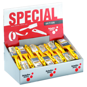 Fladpensler i display - Fladpensler Box 72 stk. (12 x 20/30/50/60 mm + 24 x 40 mm)