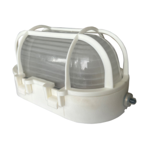 Gitterlampe med kontakt - Gitterlampe hvid m/kontakt 12V 2 x 15W 195 x 105 mm