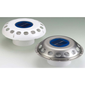 D�ksventilator solcelle med rustfri top - Solcelle Ventilator