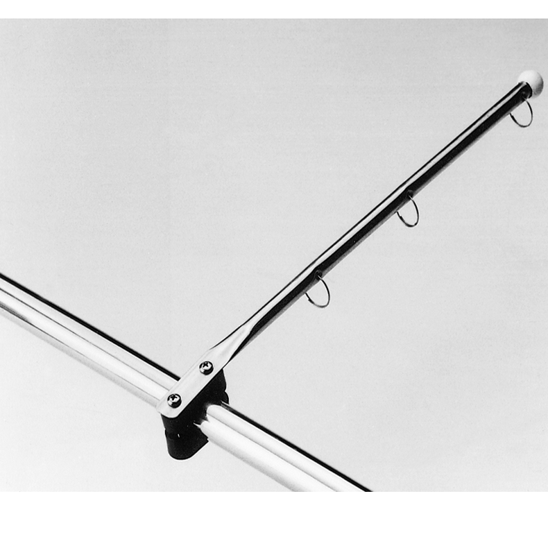 Flagstang rustfri for s�gel�nder 420 mm