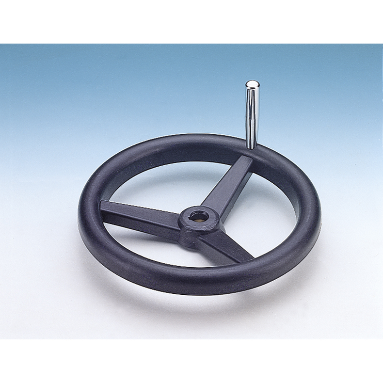 Rat plast Sort 254 mm