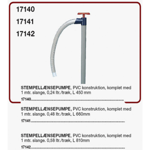 Stempell�nsepumpe PVC 810 mm 810 x 810 mm