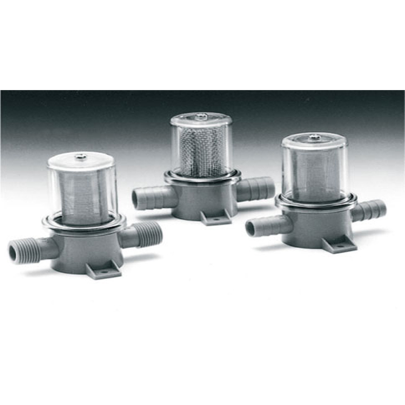 Vandfilter in-line plast med rustfri st�lsi - Vandfilter for � 19 mm slange