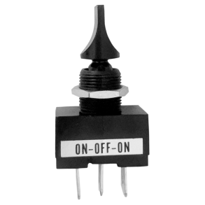 Vippekontakt kort - Vippekontakt kort med 3 pos. On/Off/On