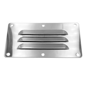 Ventilation rustfri enkelt lav - Ventilationsrist rf H:66 x B:127 mm