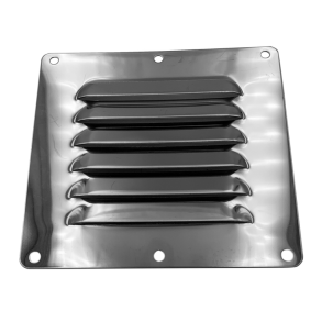Ventilation rustfri enkelt - Ventilationsrist rf H:116 x B:128 mm