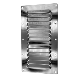 Ventilation rustfri enkelt h�j - Ventilationsrist rf H:232 mm x B:128 mm