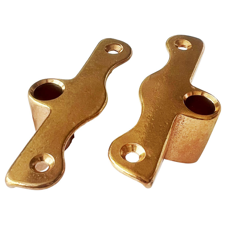 �regaffelb�sning bronze sidemonteret med vinkel 100 mm