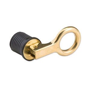 Bundprop messing med gummi 25 mm