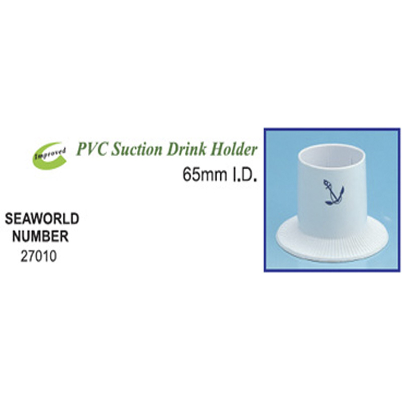 D�seholder PVC Hvid 65 mm - 4 stk.