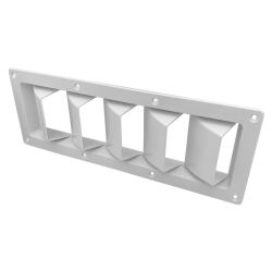 G�lleventil plast med 5 huller Hvid