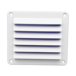 Ventilationsrist plast Hvid 140 mm