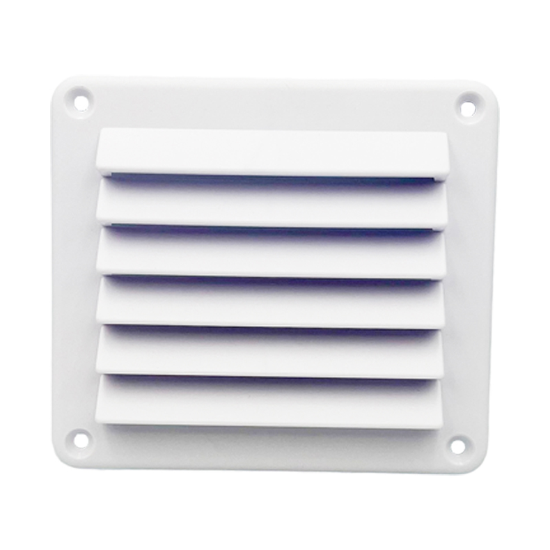 Ventilationsrist plast Hvid 140 mm